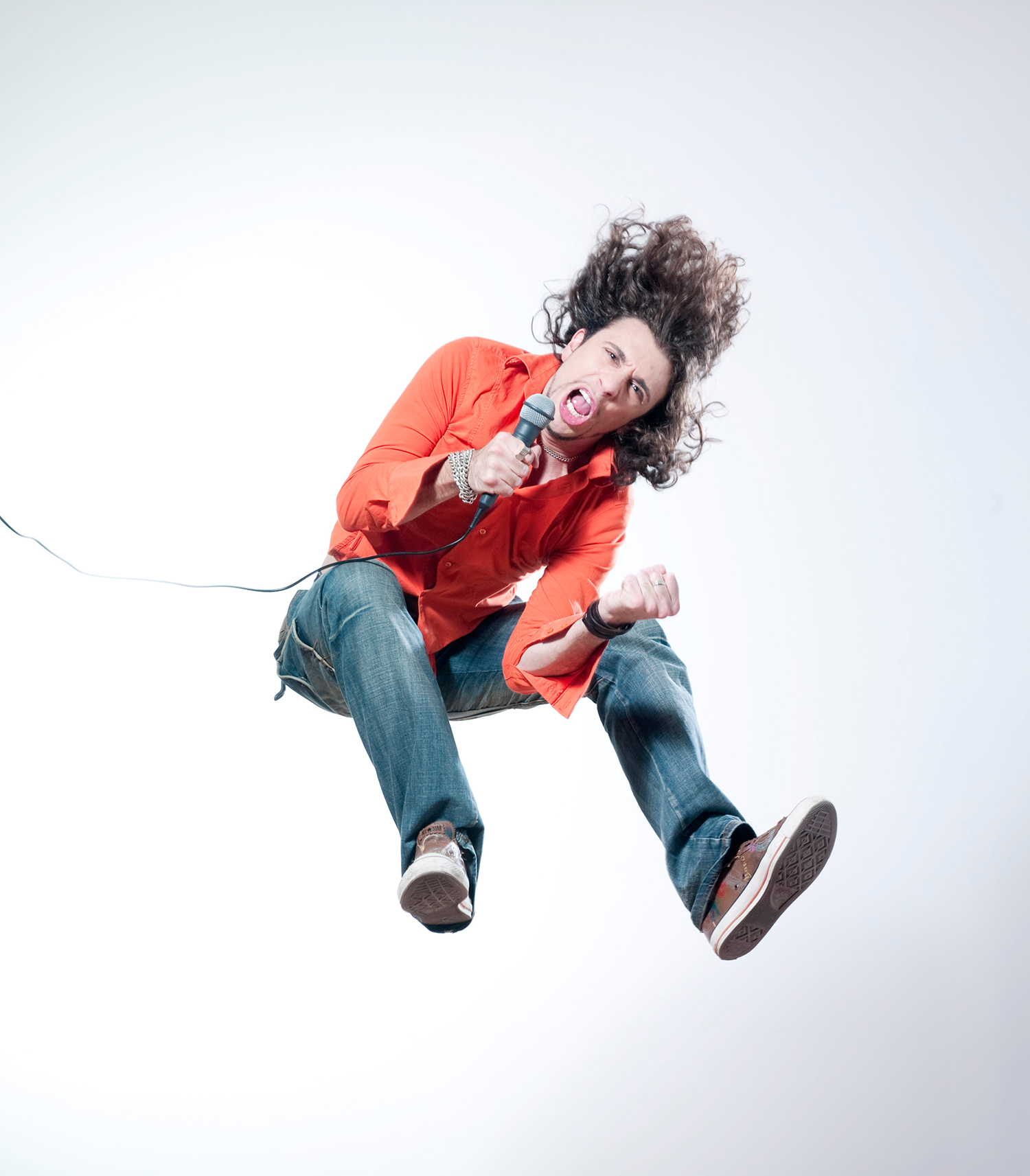 Controlled the "up" tone and vocal fry